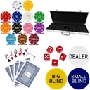 High Quality 500 Piece Suited Numbered Poker Chip Set