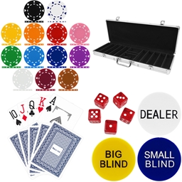 High Quality 500 Piece Suited Poker Chip Set