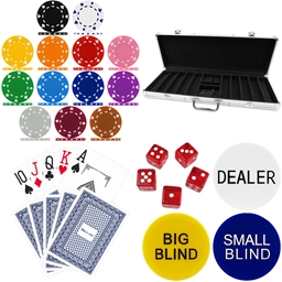 High Quality 500 Piece Suited Poker Chip Set