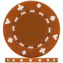 High Quality Brown Suited Poker Chips