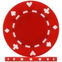 High Quality Red Suited Poker Chips