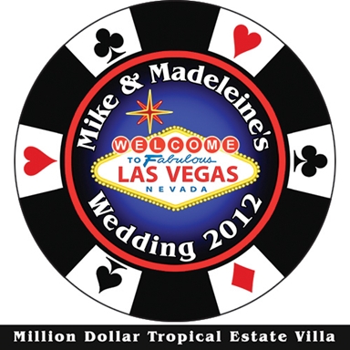 Wedding, Stag and Hen Poker Chips